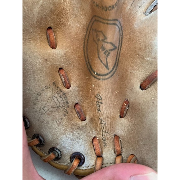 Vintage ALL PRO Baseball Glove Pee Wee PW 77-100 Leather EZ-Catch RHT Glove - Picture 10 of 10